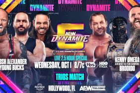 AEW Dynamite Trios Match Kenny Omega Young Bucks Brodido Josh Alexander
