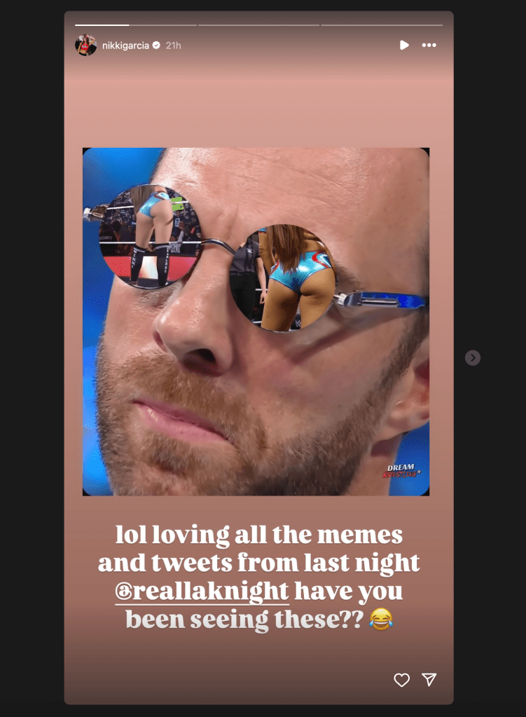 Nikki Bella - LA Knight Meme