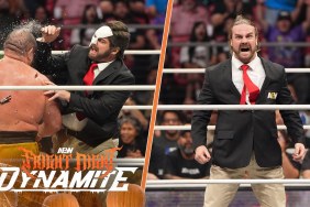 Hangman Page as Tony Schiavone AEW