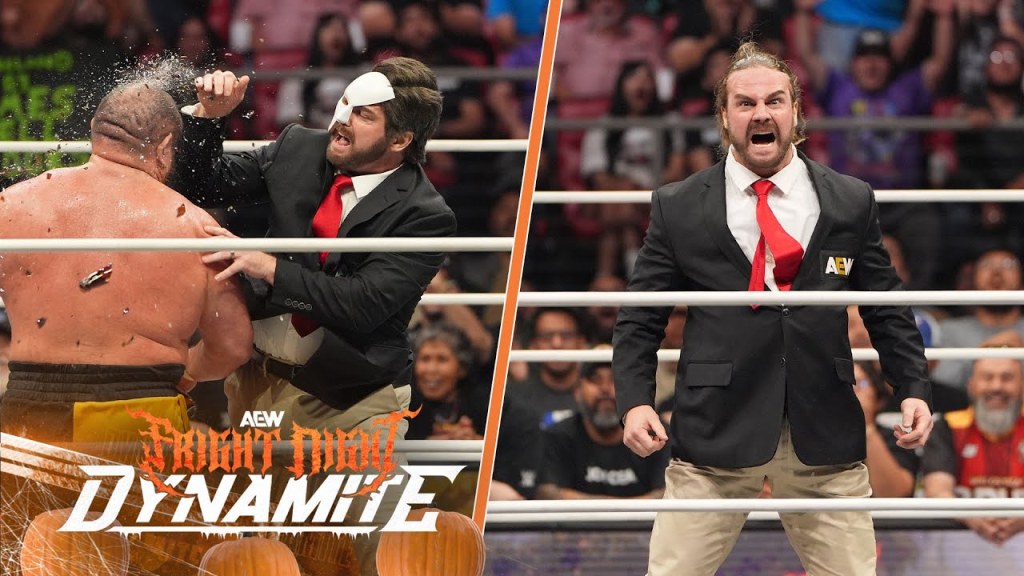 Hangman Page as Tony Schiavone AEW