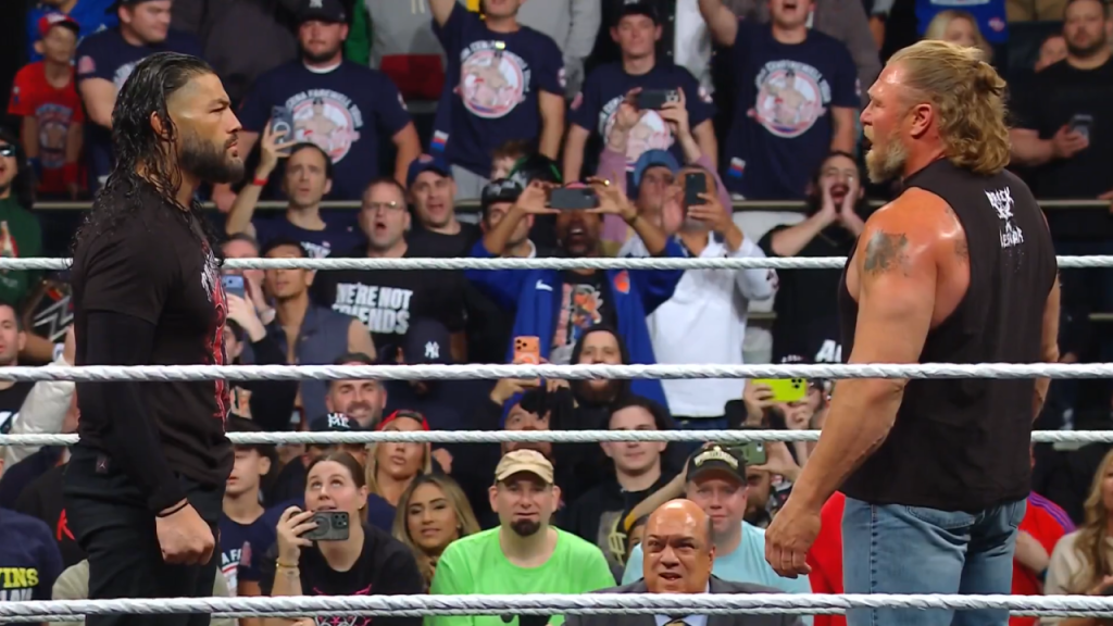 Roman Reigns Brock Lesnar WWE RAW