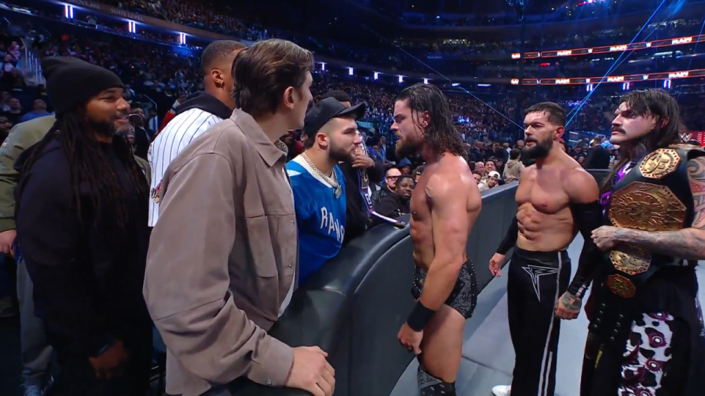 The Judgment Day Cam Skattebo New York Giants WWE RAW