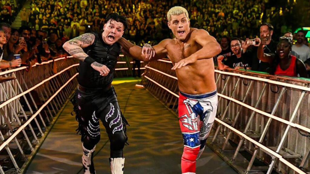 Dominik Mysterio and Cody Rhodes
