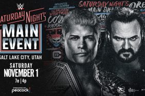 WWE Saturday Night's Main Event Cody Rhodes Drew McIntyre