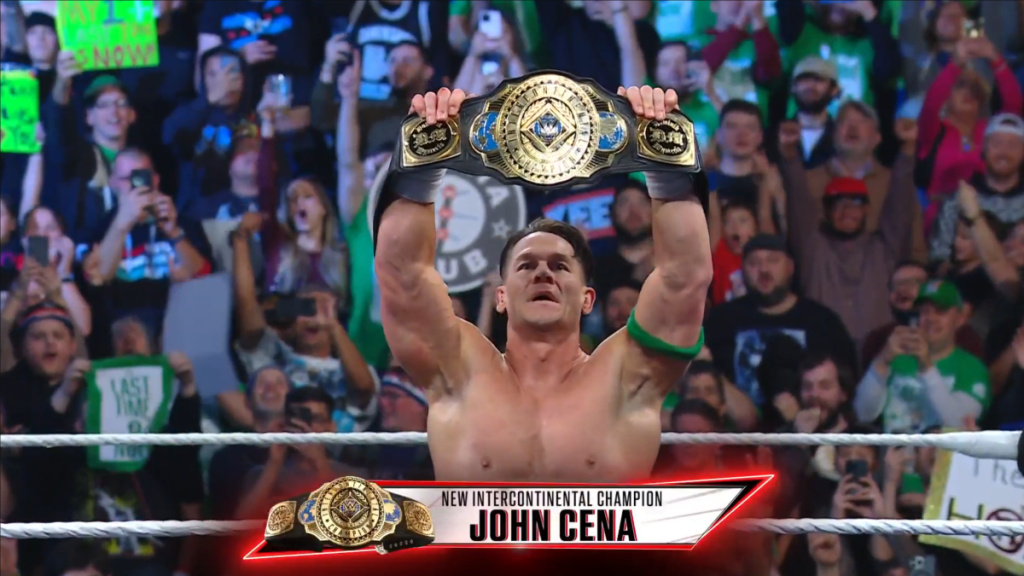 John Cena Wins Intercontinental Championship On WWE RAW