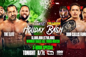 AEW Dynamite Collision Holiday Bash The Elite Don Callis Family