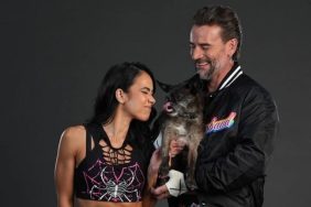 CM Punk AJ Lee Larry WWE