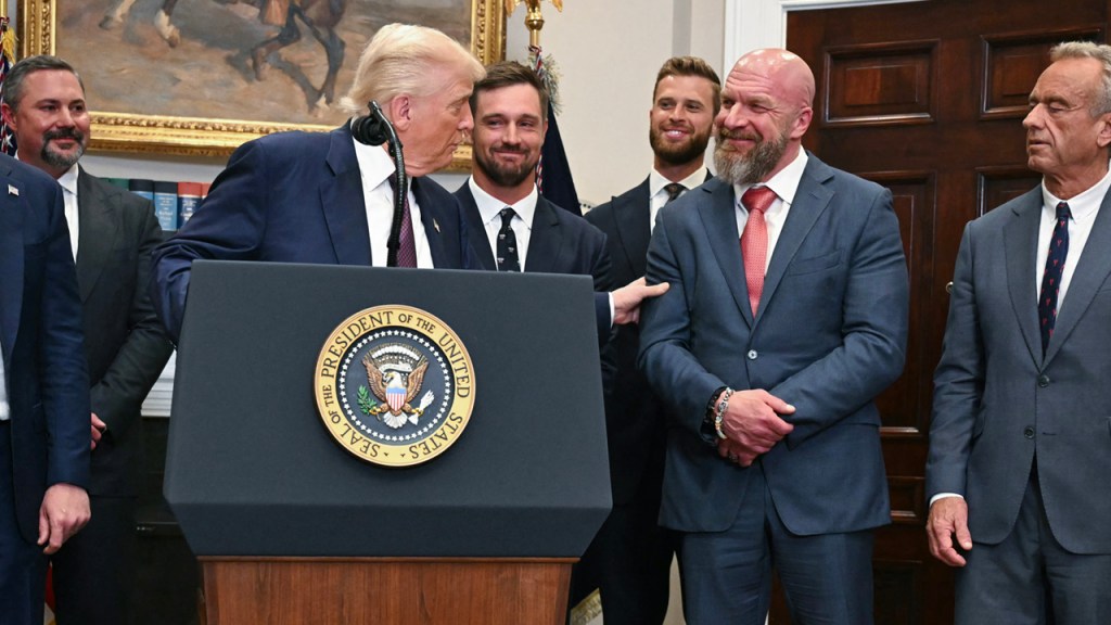 donald trump triple h