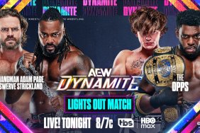 AEW Dynamite Hangman Page Swerve Strickland The Opps