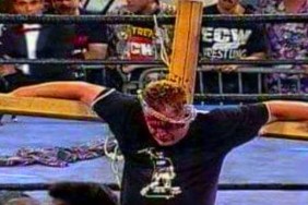 ecw raven crucifixion sandman