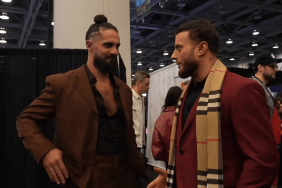 Seth Rollins MJF Super Bowl Radio Row