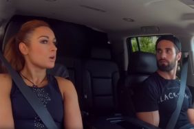 Becky Lynch and Seth Rollins on WWE Ride Along