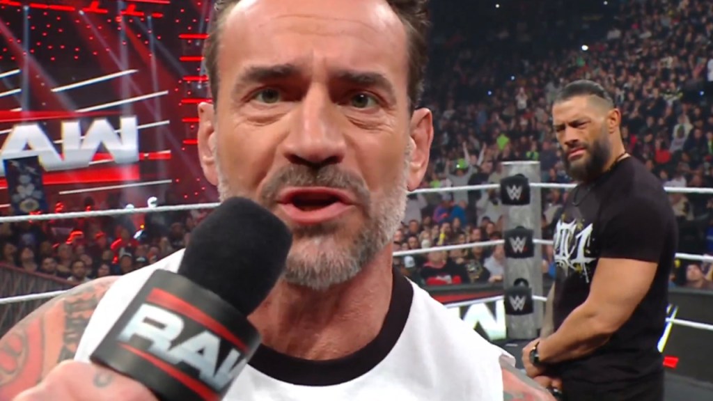 CM Punk Roman Reigns WWE RAW