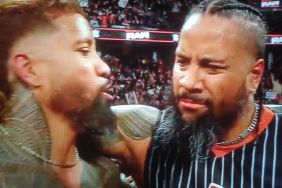 Jey and Jimmy Uso at WWE RAW