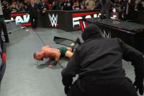 Masked man attacks Austin Theory at WWE RAW