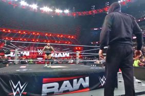Masked Man stands in front of Bronson Reed on WWE RAW
