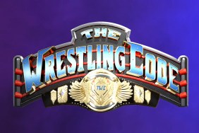 the wrestling code video game logo