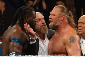 Triple H Brock Lesnar And Oba Femi