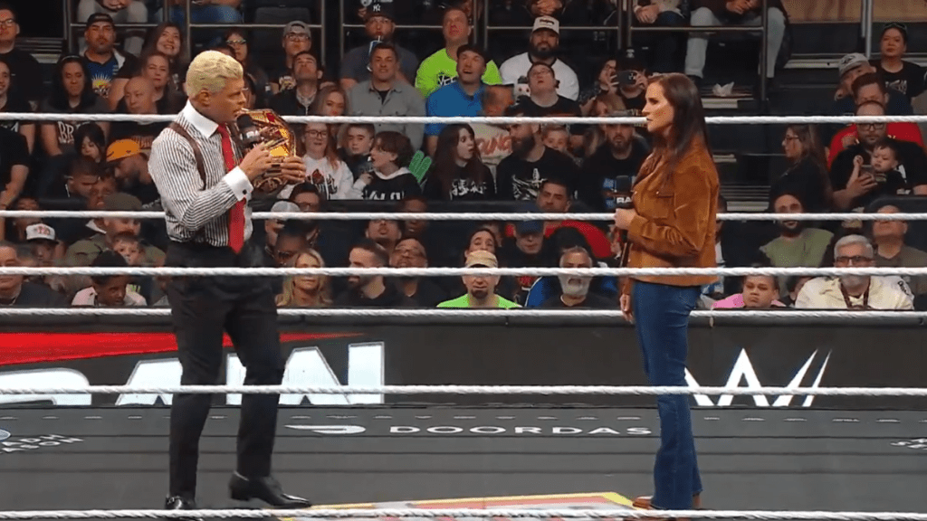 Stephanie McMahon Slaps Cody Rhodes