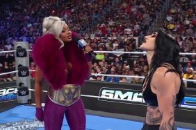 Jade Cargill and Rhea Ripley on WWE SmackDown