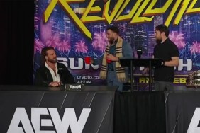 MJF and Adam "Hangman" Page on AEW Dynamite press conference for Revolution