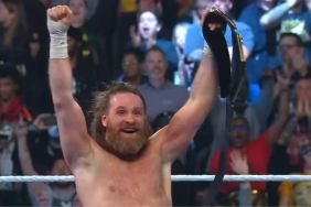 Sami Zayn with the US Title at WWE SmackDown