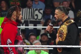 Jacob Fatu and Roman Reigns on WWE RAW