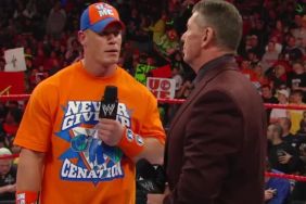 John Cena with Vince McMahon on WWE RAW