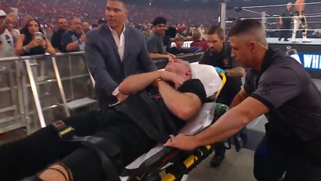 Pat McAfee Stretchered Out Of WWE WrestleMania 42