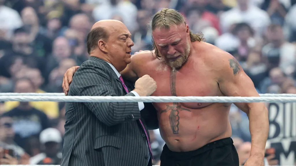 Paul Heyman Brock Lesnar