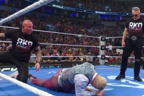 Randy Orton and Pat McAfee beat up Cody Rhodes on WWE SmackDown