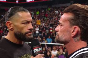 CM Punk and Roman Reigns on WWE RAW