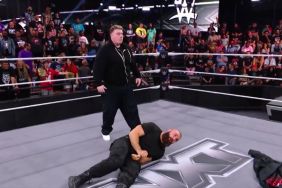 Tony D'Angelo getting beat up at WWE NXT