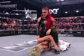 Zaria with Sol Ruca on WWE NXT