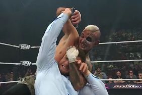 Darby Allin trying to shave MJF head on AEW Dynamite