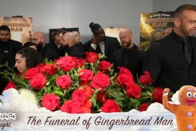 Funeral of Gingerbread Man at WWE SmackDown