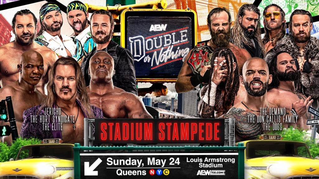aew stadium stampede match