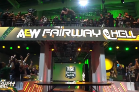 WATCH: Darby Allin Crashes Off Balcony Into Tables At AEW Fairway To Hell