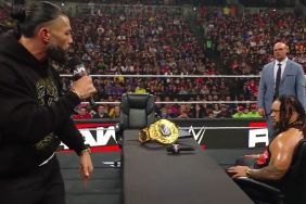 Roman Reigns and Jacob Fatu on WWE RAW