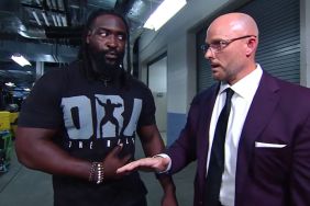 Oba Femi and Adam Pearce on WWE RAW