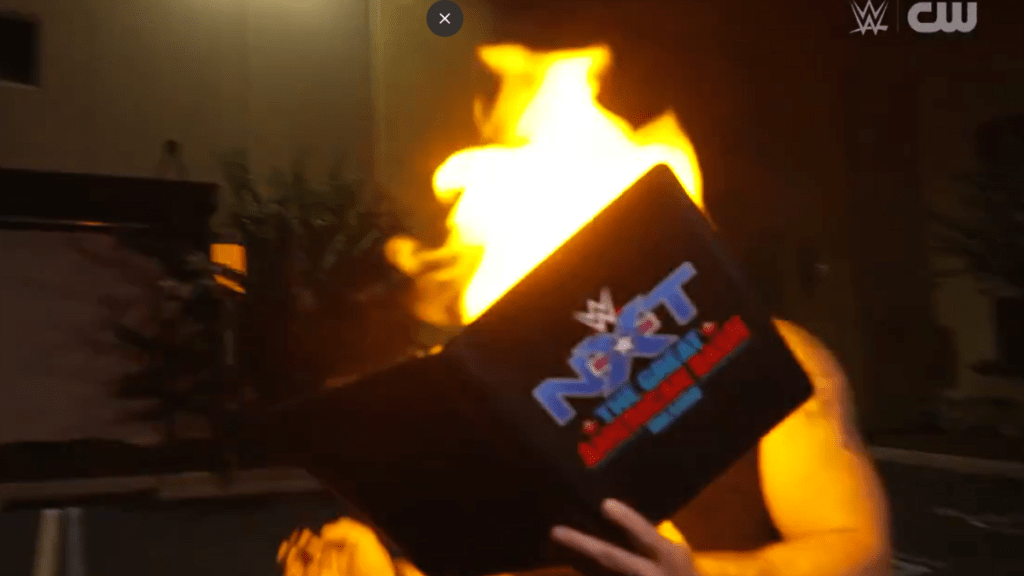 WWE Star Taken Away In Ambulance After Fireball Attack on NXT