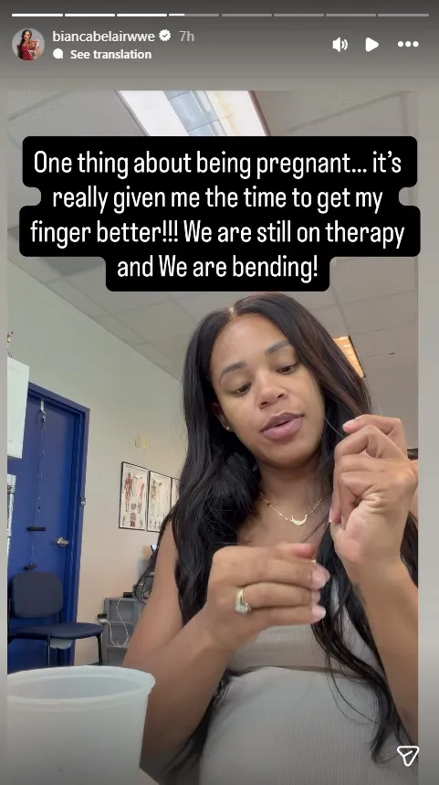 bianca belair finger injury update
