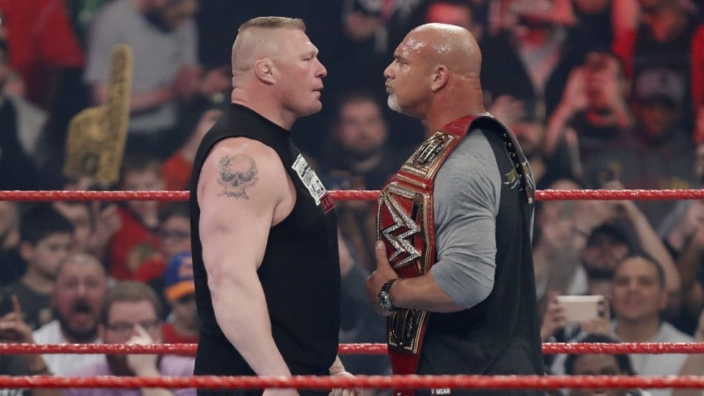 brock lesnar goldberg wwe