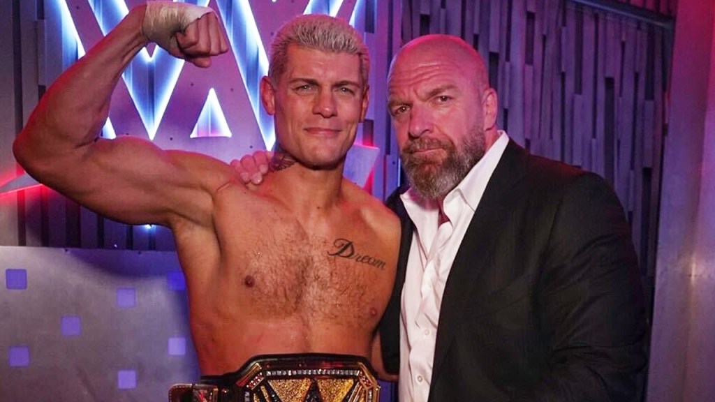 cody rhodes triple h wwe