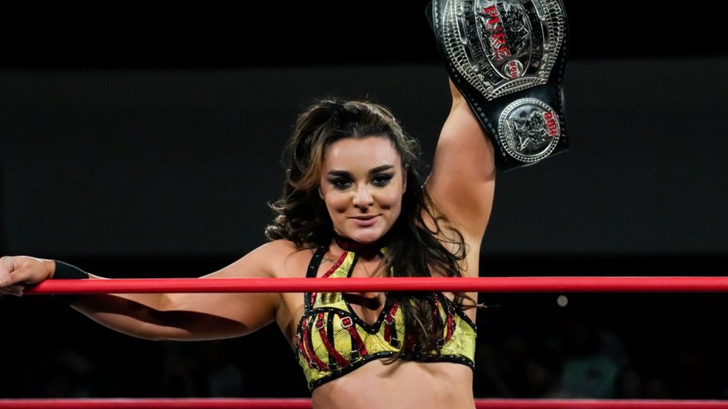 AEW’s Deonna Purrazzo Provides Injury Update After ROH Match Stoppage