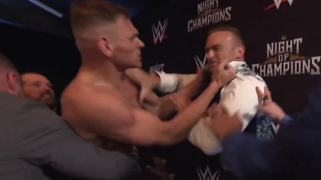gunther nick aldis wwe