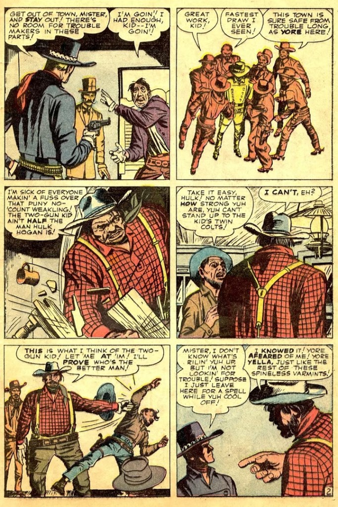 hulk hogan marvel gunsmoke western copy
