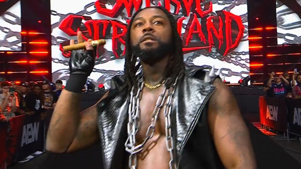 Swerve Strickland Pays Tribute to DC’s Lobo at AEW Forbidden Door