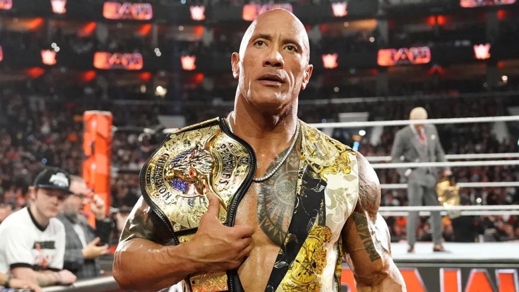 the rock wwe raw