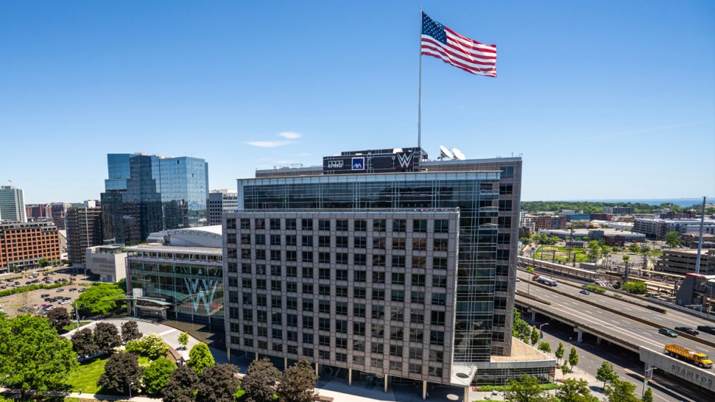wwe headquarters flag